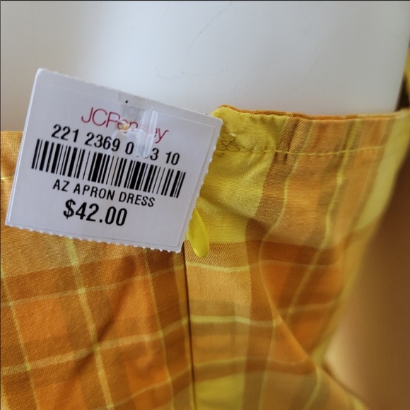 Arizona Jean Co. Fall Plaid Dress Size L - Picture 6 of 7